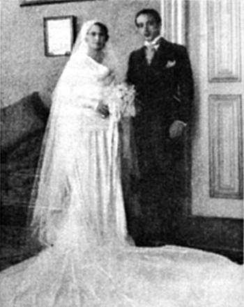 Casamento de Enrique Mantero Belard e D. Gertrudes Verdades de Faria, c. 1930